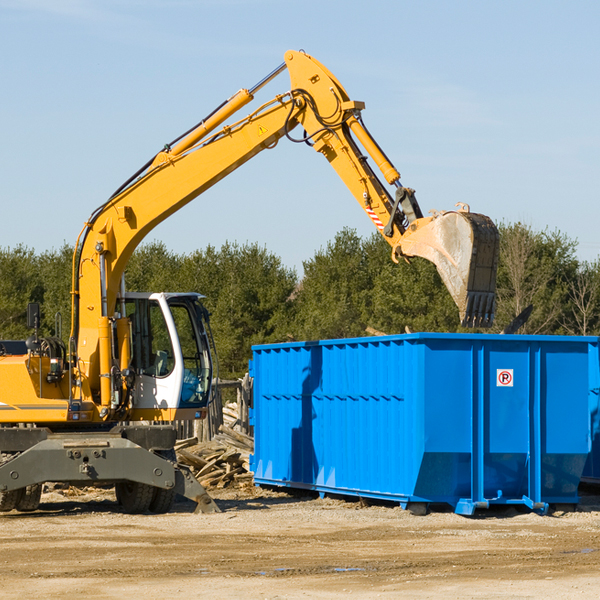 can i rent a residential dumpster for a construction project in South Browning